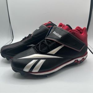 New Reebok Baseball Cleats Brushback Mid Hex Metal Size 13 Reebok 18-269446